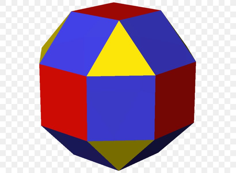 Uniform Polyhedron Archimedean Solid Cuboctahedron, PNG, 579x599px, Uniform Polyhedron, Antiprism, Archimedean Solid, Area, Blue Download Free