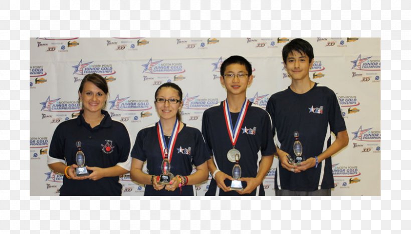 Championship Junior Olympic Gold United States Bowling Congress Team Sport, PNG, 840x480px, Championship, Bowling, Competition, Junior Olympic Gold, Outerwear Download Free
