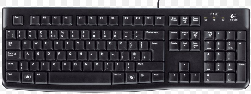 Computer Keyboard Computer Mouse Laptop Logitech USB, PNG, 2362x892px, Computer Keyboard, Computer, Computer Component, Computer Hardware, Computer Mouse Download Free