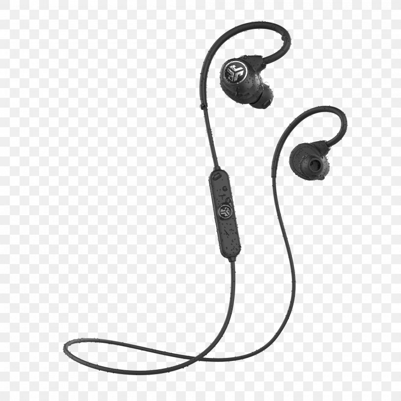 Headphones Apple Earbuds JLab Epic Sport Wireless Earbuds JLab Audio Epic, PNG, 2000x2000px, Headphones, Apple Earbuds, Audio, Audio Equipment, Black And White Download Free