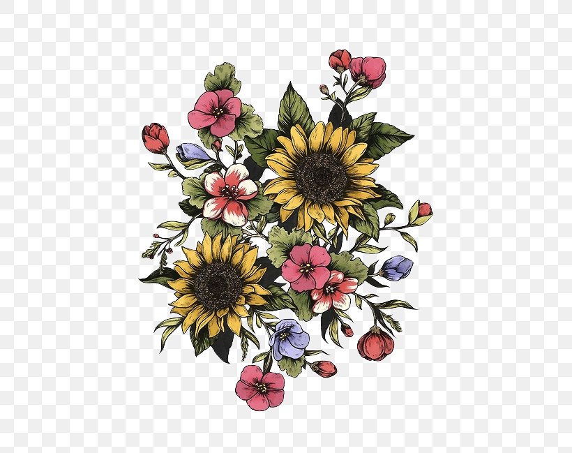 Tattoo Common Sunflower Drawing Body Piercing, PNG, 500x649px, Tattoo, Artificial Flower, Body Piercing, Botanical Illustration, Chrysanths Download Free