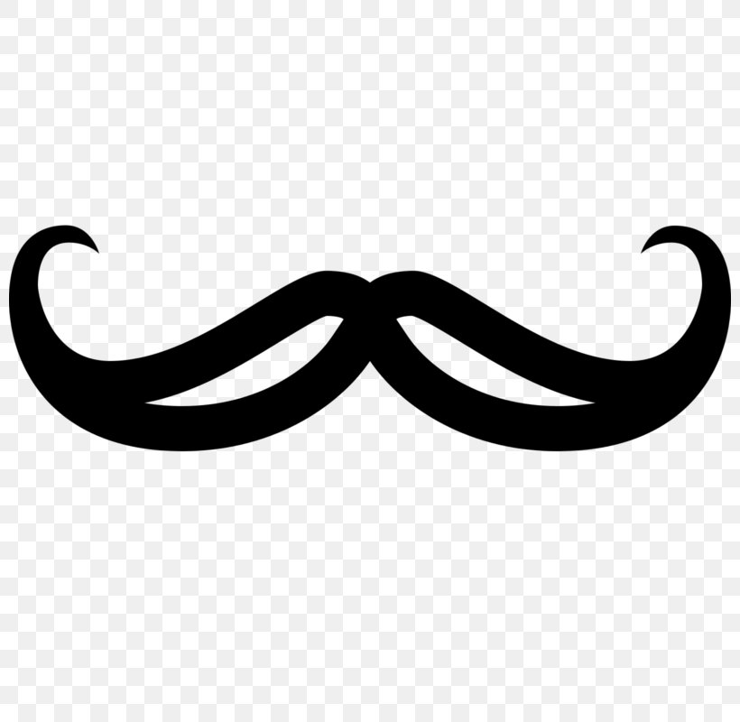 Handlebar Moustache Clip Art, PNG, 800x800px, Handlebar Moustache, Beard, Bicycle Handlebars, Black And White, Body Jewelry Download Free