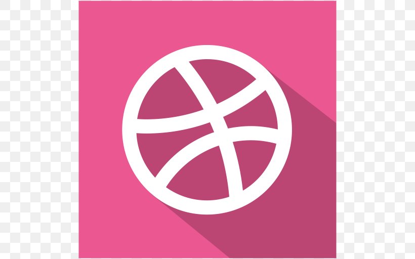 Pink Text Symbol Line Graphic Design, PNG, 512x512px, Social Media, Brand, Dribbble, Icon Design, Logo Download Free