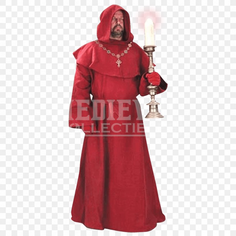 Robe Costume Monk Hood Religious Habit, PNG, 850x850px, Robe, Bhikkhu, Cloak, Clothing, Coat Download Free