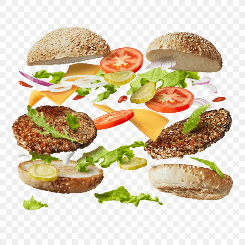 Salmon Burger Hamburger Buffalo Burger Breakfast Sandwich Veggie Burger, PNG, 1000x1000px, Salmon Burger, American Food, Breakfast Sandwich, Buffalo Burger, Cuisine Download Free