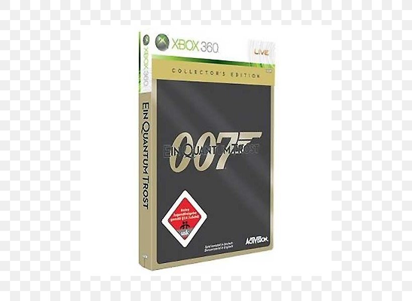 007: Quantum Of Solace Xbox 360 GoldenEye 007 James Bond 007 Legends, PNG, 800x600px, Xbox 360, Activision, Brand, Electronic Device, Game Download Free