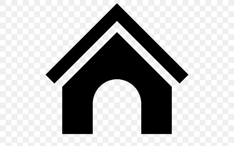 House Icon Design Clip Art, PNG, 512x512px, House, Arch, Black And White, Brand, Building Download Free