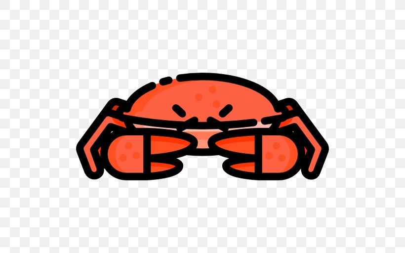 Crab Food, PNG, 512x512px, Goggles, Eyewear, Glasses, Headgear, Orange Download Free