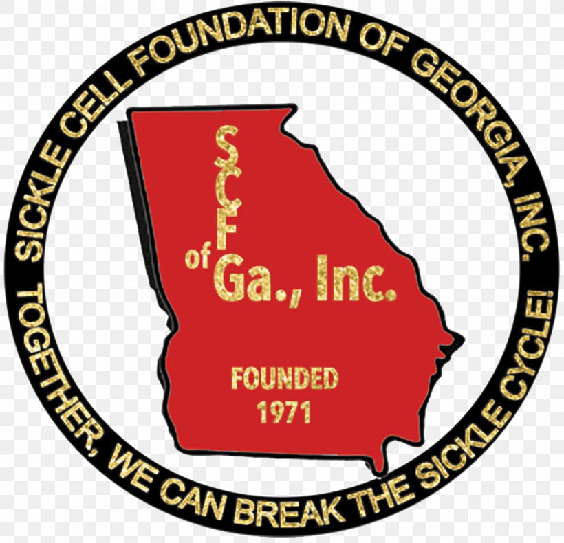 Sickle Cell Foundation Of Georgia, Inc. Sickle Cell Disease Health Hemoglobin, PNG, 911x878px, Sickle Cell Disease, Area, Badge, Brand, Disease Download Free