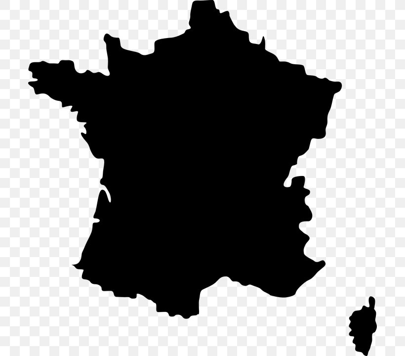 France Vector Map Royalty-free, PNG, 706x720px, France, Black, Black And White, Blank Map, Contour Line Download Free