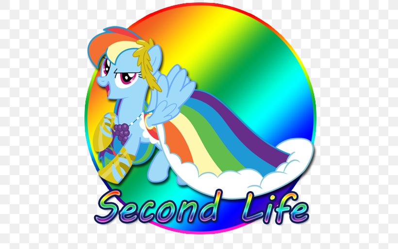 Rainbow Dash Second Life Clip Art, PNG, 512x512px, Rainbow Dash, Area, Art, Artwork, Fan Art Download Free