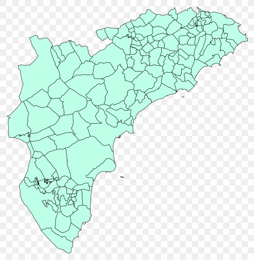 Alicante Map Commune Provinces Of Spain Municipality, PNG, 1280x1313px ...