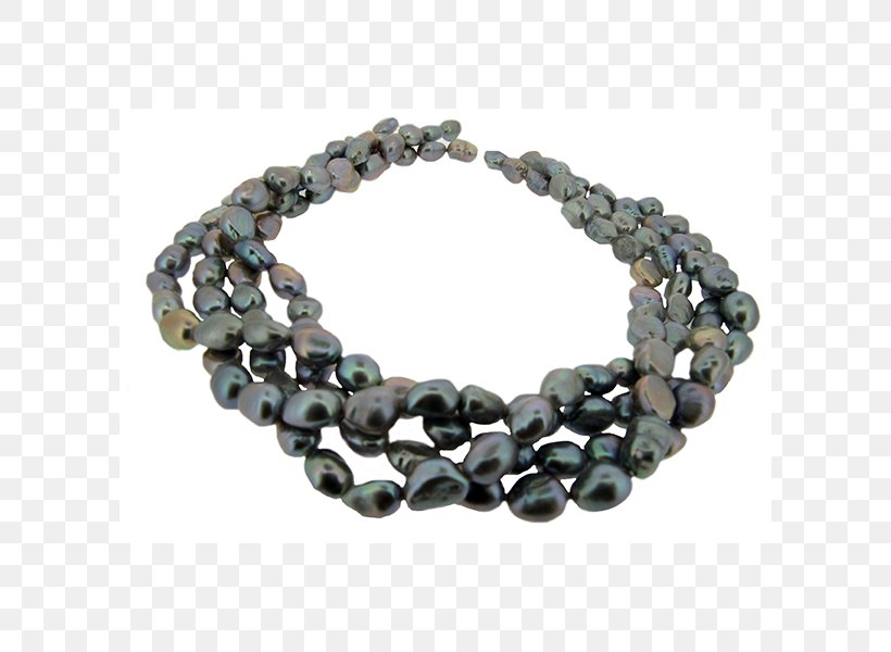 Bracelet Pearl Necklace Gemstone Grey, PNG, 600x600px, Bracelet, Bead, Bellore Rashbel Ltd, Fashion Accessory, Fresh Water Download Free