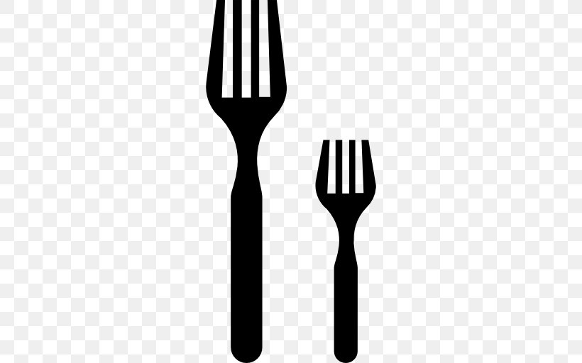 Fork Knife Kitchen Utensil Tool Cutlery, PNG, 512x512px, Fork, Black And White, Cutlery, Eating, Gardening Forks Download Free