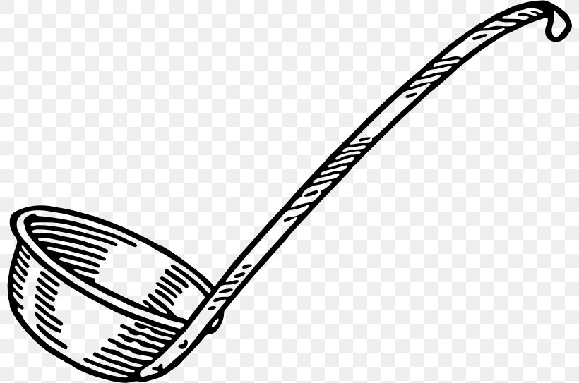 Ladle Kitchen Utensil Kitchenware Clip Art, PNG, 800x543px, Ladle, Black And White, Cookware, Cutlery, Kitchen Download Free