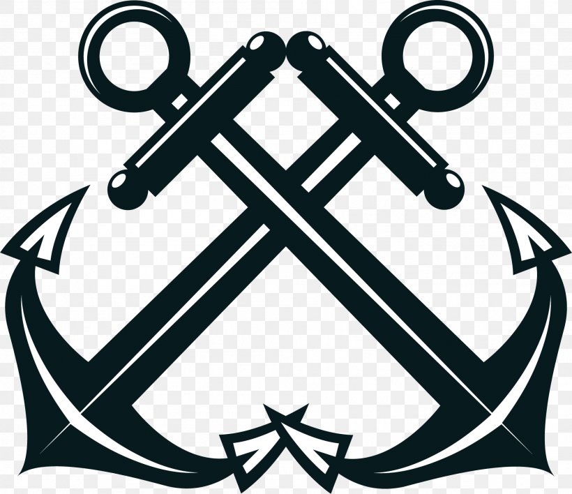 Anchor Heraldry Sailor Ship, PNG, 2001x1729px, Anchor, Black And White, Brand, Drawing, Heraldry Download Free