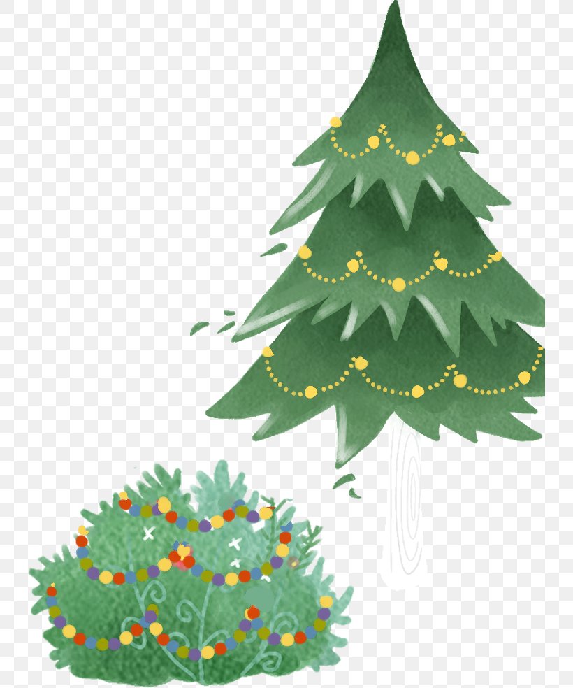Christmas Tree, PNG, 741x984px, Christmas Tree, Branch, Christmas, Christmas Decoration, Christmas Lights Download Free