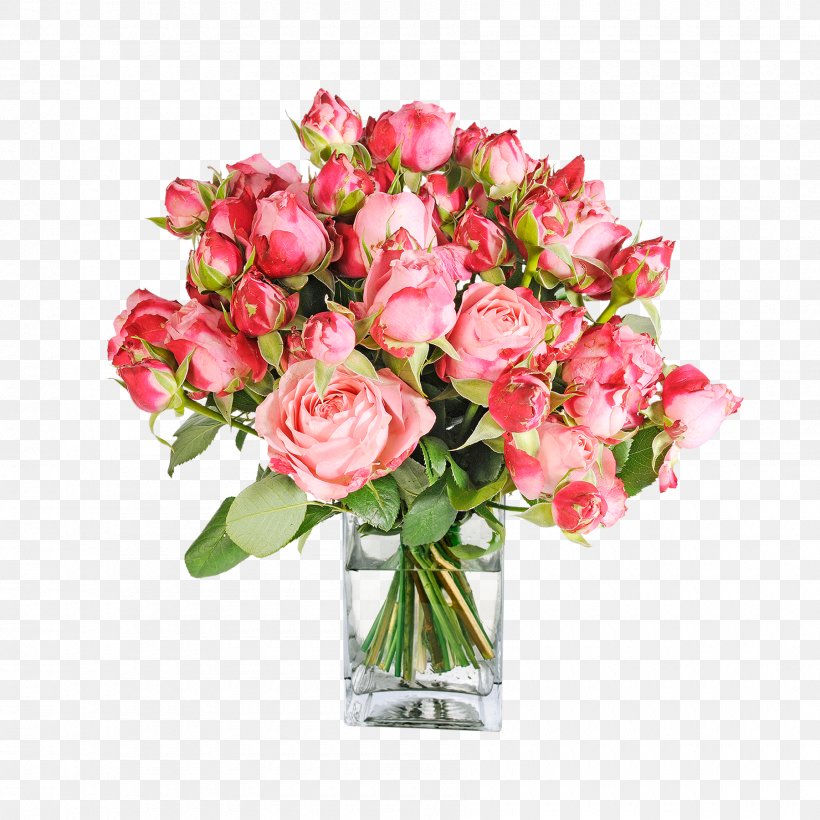 Garden Roses Pink Flower Bouquet Cut Flowers Cabbage Rose, PNG, 1800x1800px, Garden Roses, Artificial Flower, Cabbage Rose, Color, Cut Flowers Download Free