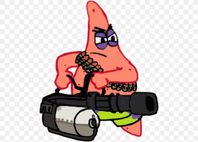 Garry's Mod Patrick Star Team Fortress 2 Clip Art Left 4 Dead 2, PNG, 498x586px, Patrick Star, Art, Artwork, Drawing, Fictional Character Download Free