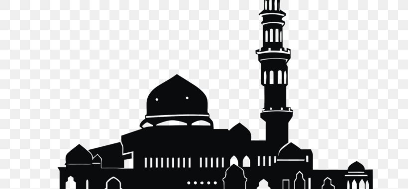 Vector Graphics Mosque Clip Art Image, PNG, 678x381px, Mosque, Bitmap, Black And White, Brand, Building Download Free