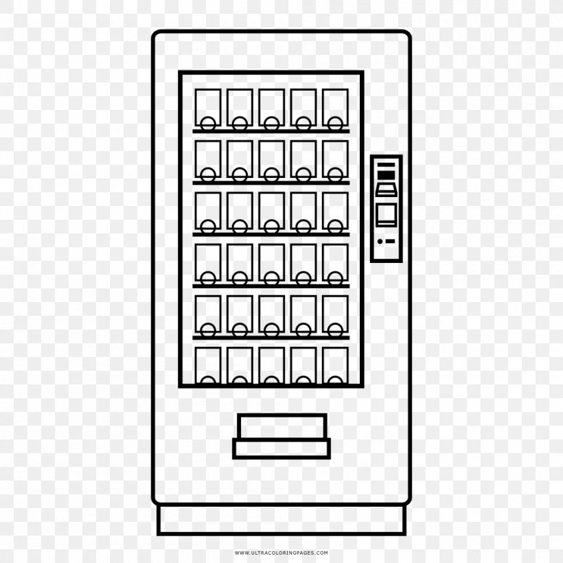 Vending Machines Drawing Coloring Book, PNG, 1000x1000px, Vending Machines, Area, Coffee, Color, Coloring Book Download Free
