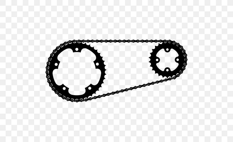 T-shirt Bicycle Chains Sprocket Cycling, PNG, 500x500px, Tshirt, Auto Part, Bicycle, Bicycle Chains, Bicycle Cranks Download Free