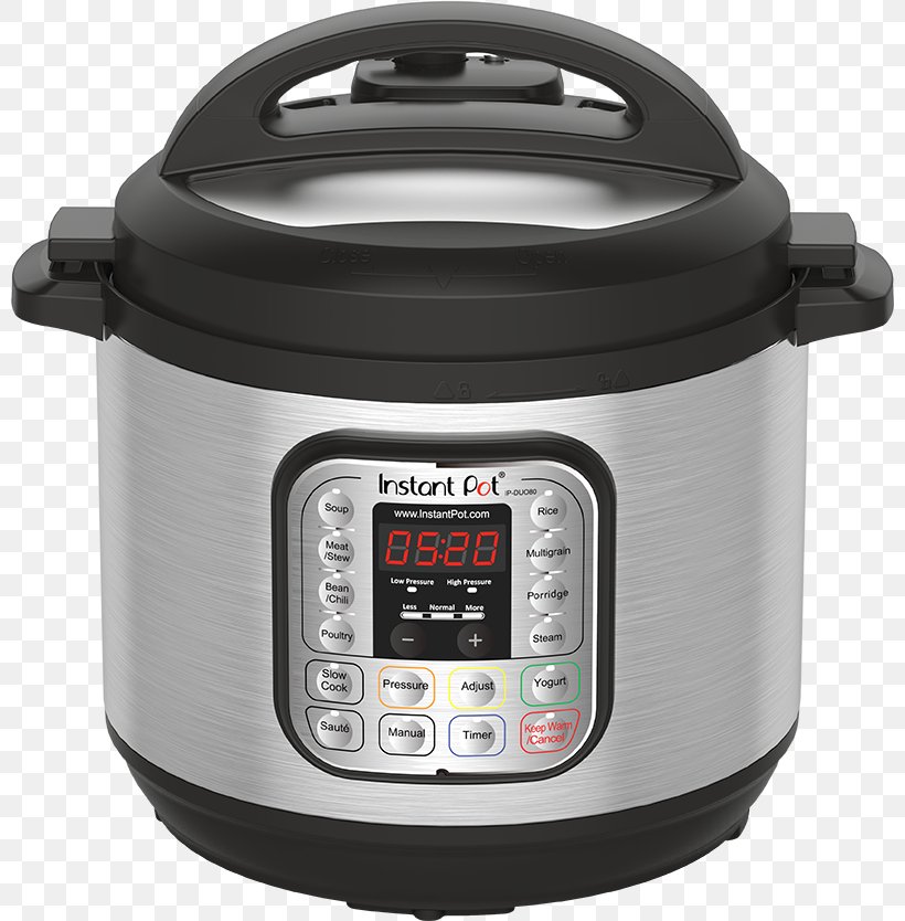 Pressure Cooking Slow Cookers Instant Pot IP-DUO60, PNG, 800x834px, Pressure Cooking, Cooker, Cooking, Cooking Ranges, Cookware And Bakeware Download Free