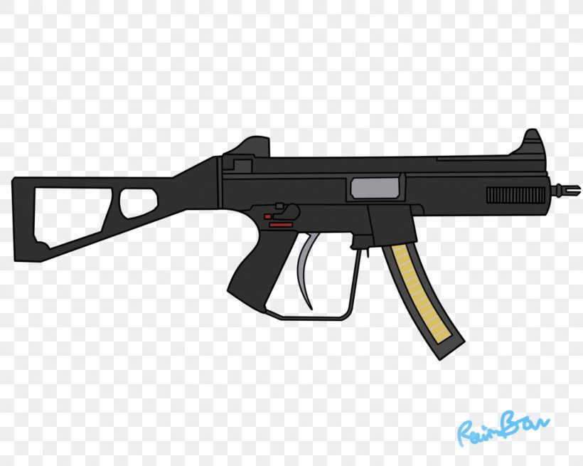 Heckler & Koch UMP Airsoft Guns Firearm Submachine Gun, PNG, 1024x819px, Watercolor, Cartoon, Flower, Frame, Heart Download Free