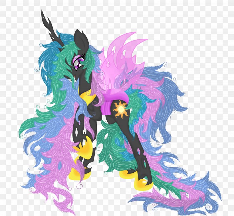 Princess Celestia Rainbow Dash Princess Luna Pony Princess Cadance, PNG, 4000x3700px, Princess Celestia, Art, Changeling, Fan Art, Fictional Character Download Free