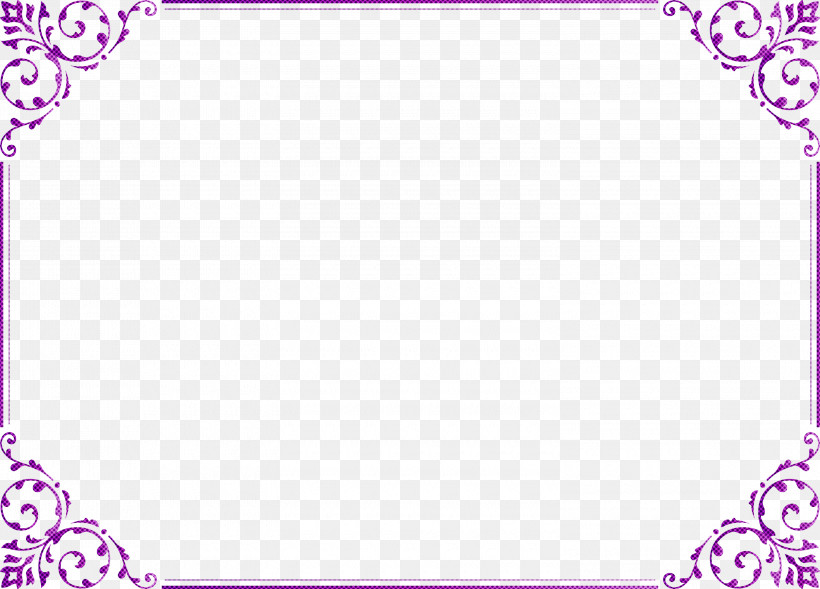Rectangle Frame, PNG, 3000x2155px, Rectangle Frame, Lilac, Line, Magenta, Picture Frame Download Free