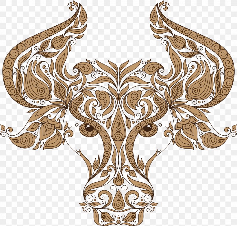 Taurus Zodiac Illustration, PNG, 1882x1802px, Taurus, Astrological Sign, Astrological Symbols, Constellation, Doodle Download Free