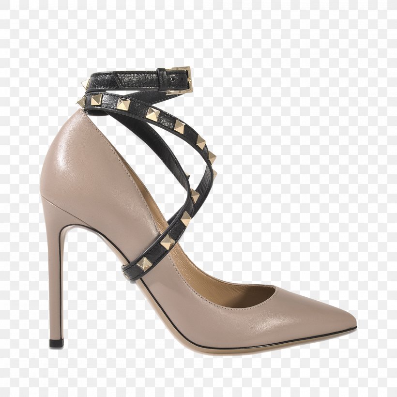 Valentino SpA Court Shoe High-heeled Shoe Strap, PNG, 2000x2000px, Valentino Spa, Basic Pump, Beige, Court Shoe, Factory Outlet Shop Download Free