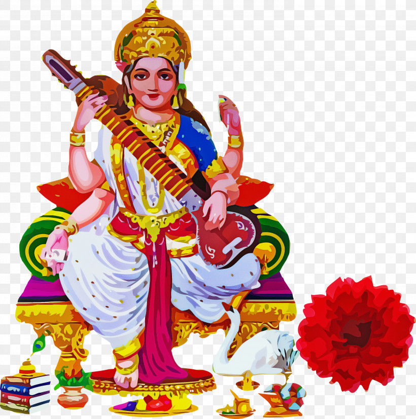 Vasant Panchami Basant Panchami Saraswati Puja, PNG, 2973x3000px, Vasant Panchami, Basant Panchami, Indian Musical Instruments, Saraswati Puja Download Free