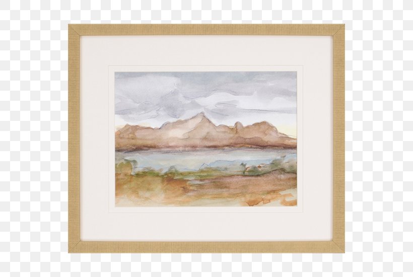Watercolor Painting Beach In Pourville Picture Frames Art, PNG, 550x550px, Painting, Art, Art Museum, Artist, Arts And Crafts Movement Download Free