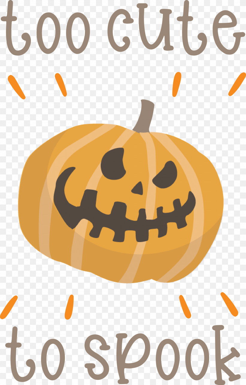 Halloween Too Cute To Spook Spook, PNG, 1921x3000px, Halloween, Commodity, Fruit, Logo, Pumpkin Download Free