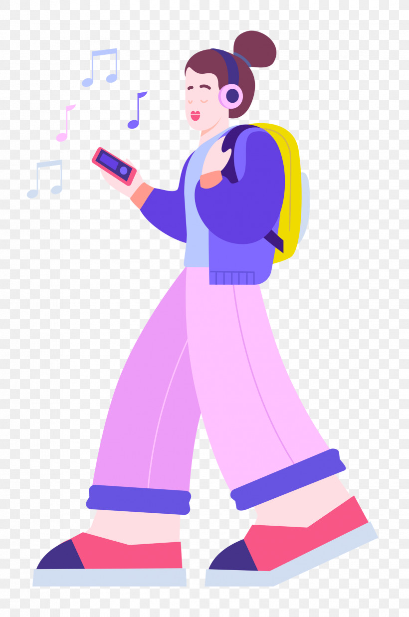 Listening Music, PNG, 1657x2500px, Listening Music, Cartoon, Character, Clothing, Geometry Download Free