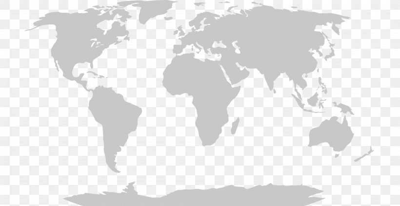 World Map The World Factbook Simple English Wikipedia, PNG, 2000x1034px, World Map, Black And White, Border, Geography, Map Download Free