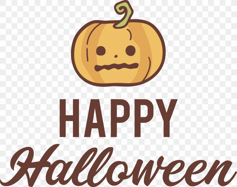 Happy Halloween, PNG, 3000x2365px, Happy Halloween, Cartoon, Emoticon, Fruit, Happiness Download Free