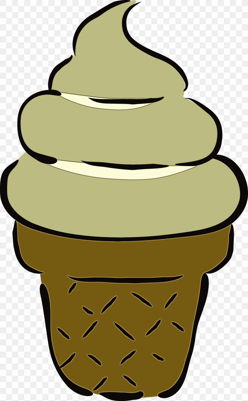 Ice Cream Cone Yellow Meter Cone Headgear, PNG, 1859x3000px, Ice Cream, Cone, Geometry, Headgear, Ice Cream Cone Download Free