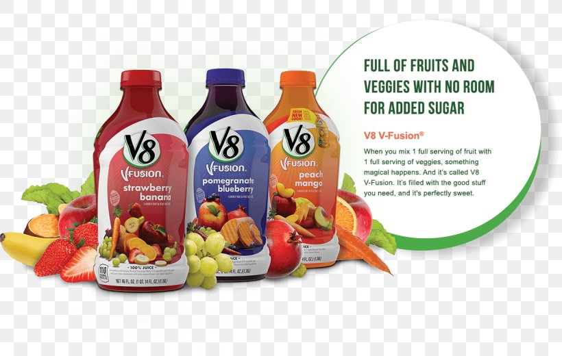 V8 V-Fusion 100% Vegetable & Fruit Juice, Pomegranate Blueberry, PNG, 1229x780px, Juice, Brand, Diet, Diet Food, Flavor Download Free