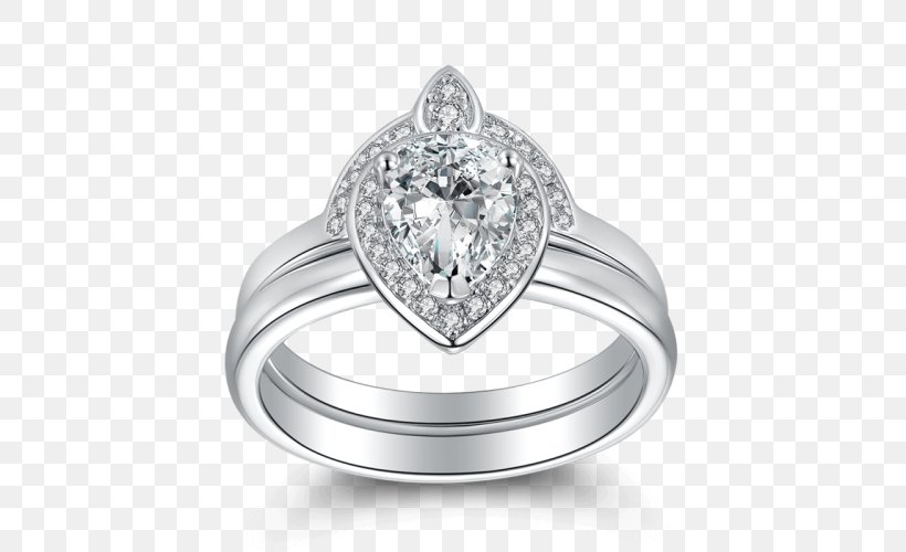 Wedding Ring Silver Engagement Ring Diamond, PNG, 500x500px, Ring, Body Jewellery, Body Jewelry, Colored Gold, Diamond Download Free