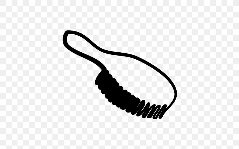 Comb Hairbrush Clip Art, PNG, 512x512px, Comb, Black, Black And White, Brush, Drawing Download Free