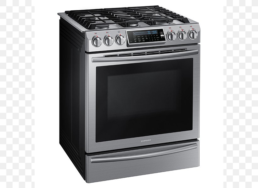 Cooking Ranges Gas Stove NX58H9950WS (30-inch Slide-In Gas Range) Samsung Chef NX58H9500W, PNG, 800x600px, Cooking Ranges, British Thermal Unit, Convection Oven, Gas, Gas Burner Download Free
