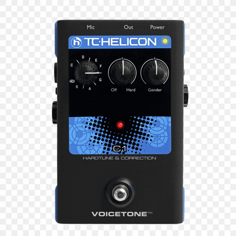 TC-Helicon VoiceTone C1 Effects Processors & Pedals Pitch Correction TC-Helicon VoiceTone Correct XT, PNG, 829x829px, Tchelicon, Audio, Audio Equipment, Autotune, Delay Download Free