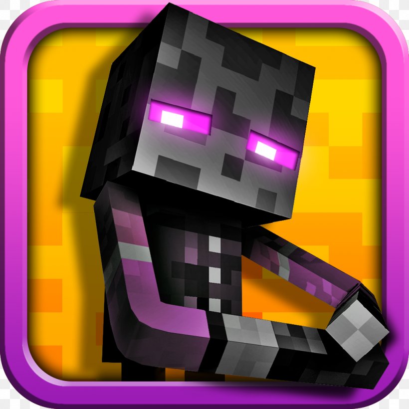 Minecraft: Pocket Edition Minecraft: Story Mode Video Game Enderman, PNG, 1024x1024px, Minecraft, Android, Digital Pet, Enderman, Lego Minecraft Download Free