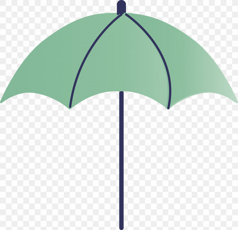 Umbrella Green Line, PNG, 3000x2897px, Umbrella, Green, Line Download Free