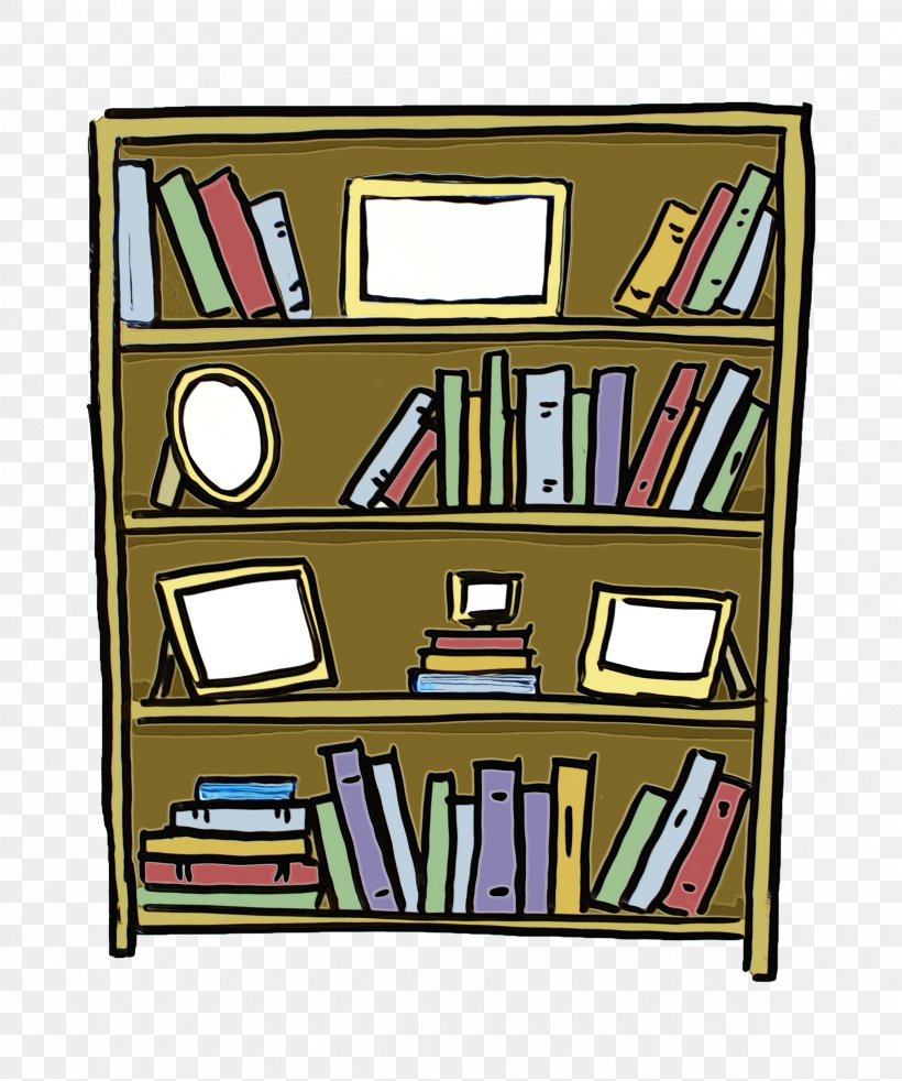 Watercolor Cartoon, PNG, 2400x2876px, Watercolor, Art, Bookcase, Cartoon, Furniture Download Free