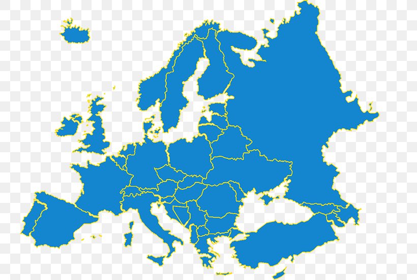 Europe Vector Map, PNG, 742x552px, Europe, Area, Blank Map, Border, Map Download Free