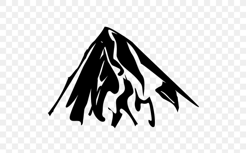 Drawing Mountain Range Clip Art, PNG, 512x512px, Drawing, Art, Black, Black And White, Cartoon Download Free