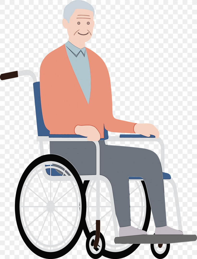 Elderly People, PNG, 2283x3000px, Grandpa, Chair, Elderly People, Flat Design, Grandfather Download Free